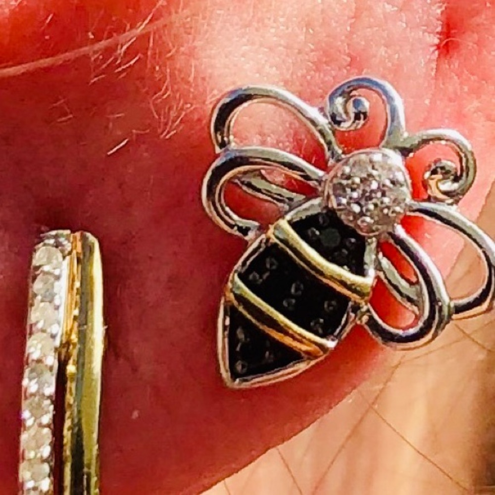 ❌❌❌SOLD ❌❌❌10 KT AND STERLING .82 CTW DIAMOND - Picture 3 of 8